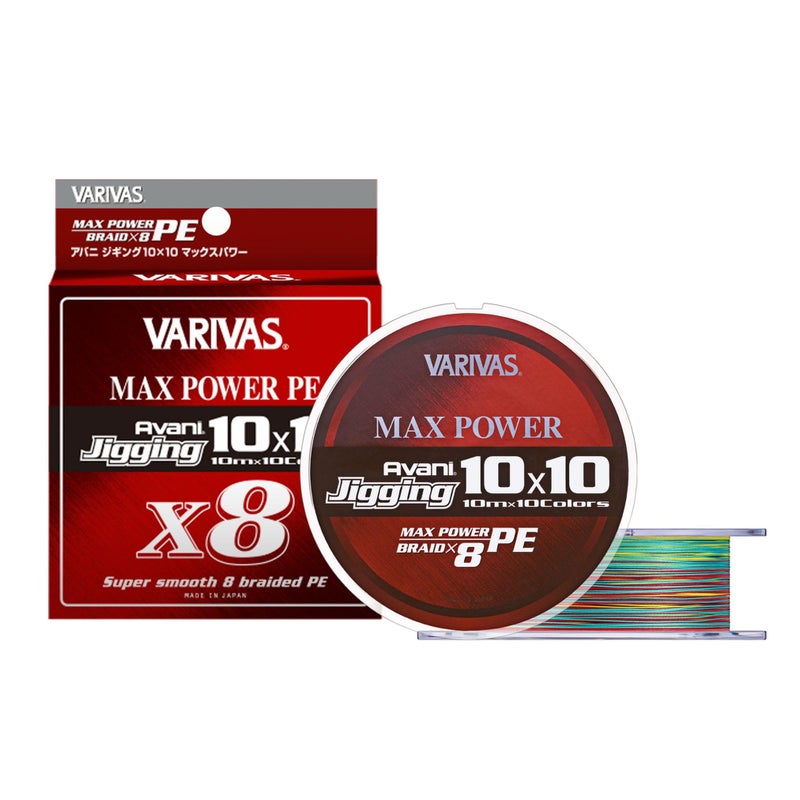 VARIVAS أفاني جيجينغ 10x10 ماكس باور PE x8 (600، (غو #2) 33 رطل) - Image 1